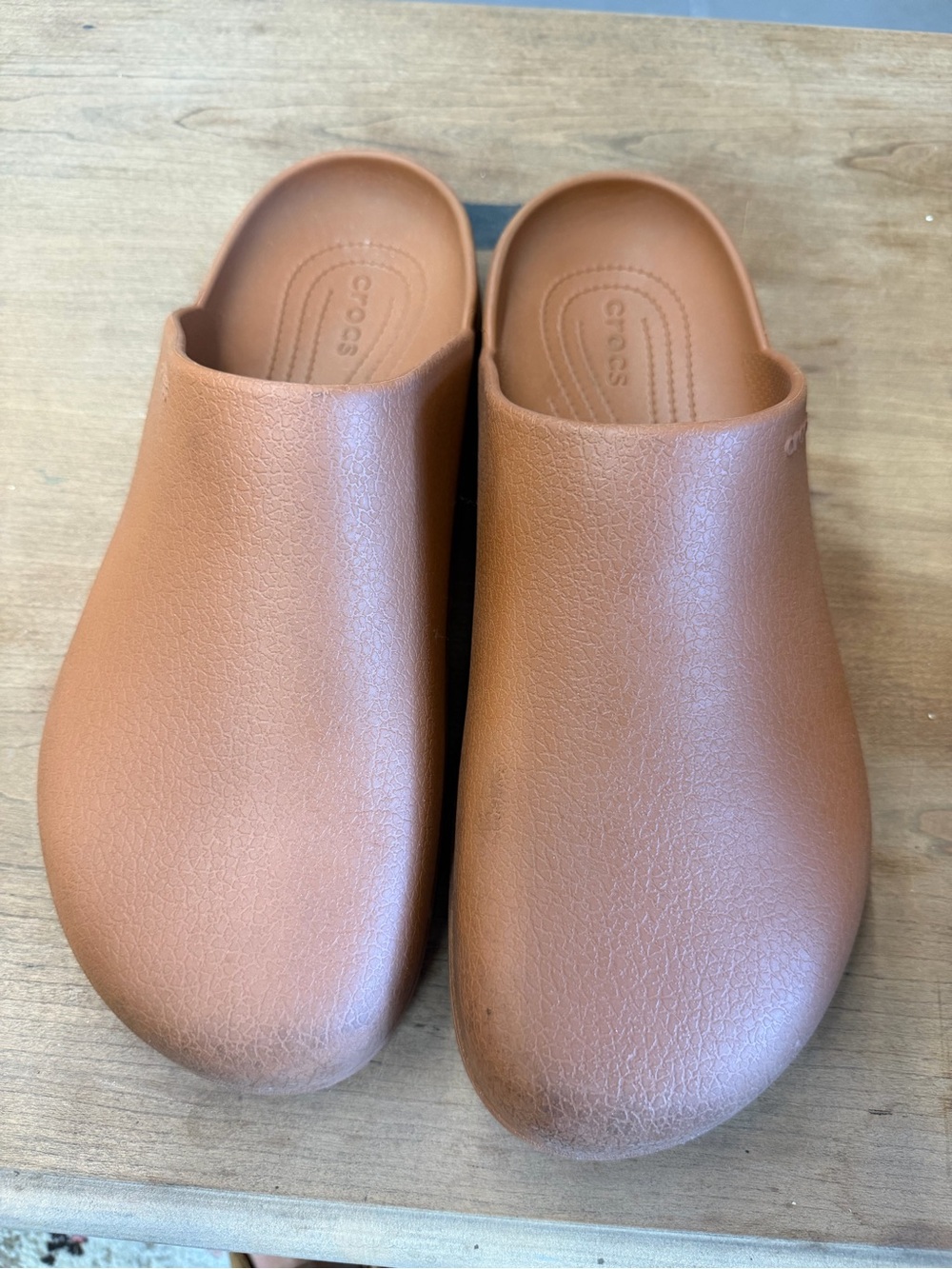 CROCS Men’s Slip-On Clog in Chestnut Brown